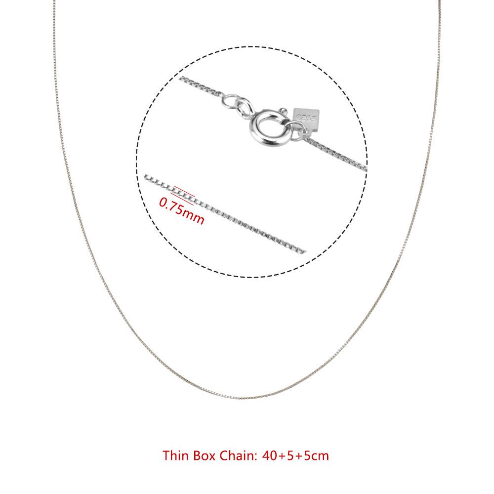 "S925 Sterling Silver Birthstone Pendant Necklace - European & American Design"