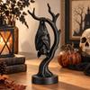 3D Printed Halloween Bat Figurine Ornament PLA Craft Hanging Bat Branch Statue  For Desk Display