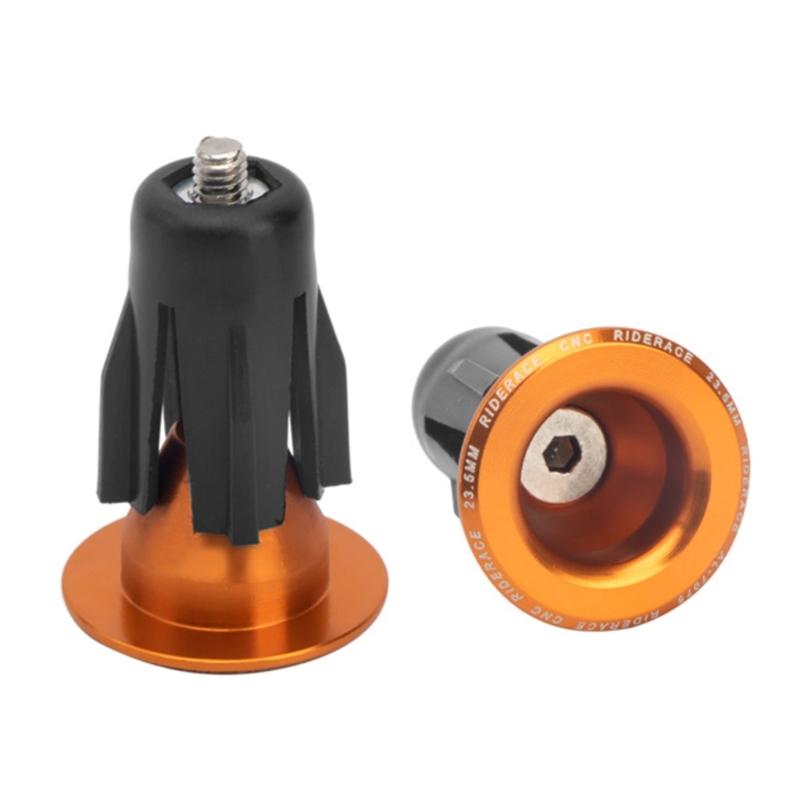 2 Pcs Bike Bar End Cap Bicycles Handlebar Plug Road Bike Expanding Locking Bar End Cap Bike Bar Plug Cycling Supplies