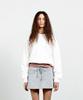 Kueoumeon Soft Crop Sweatshirt (Cream)