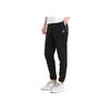 Adidas Solid Color Straight-Leg Drawstring Casual Pants Men Bottoms Black GE0398