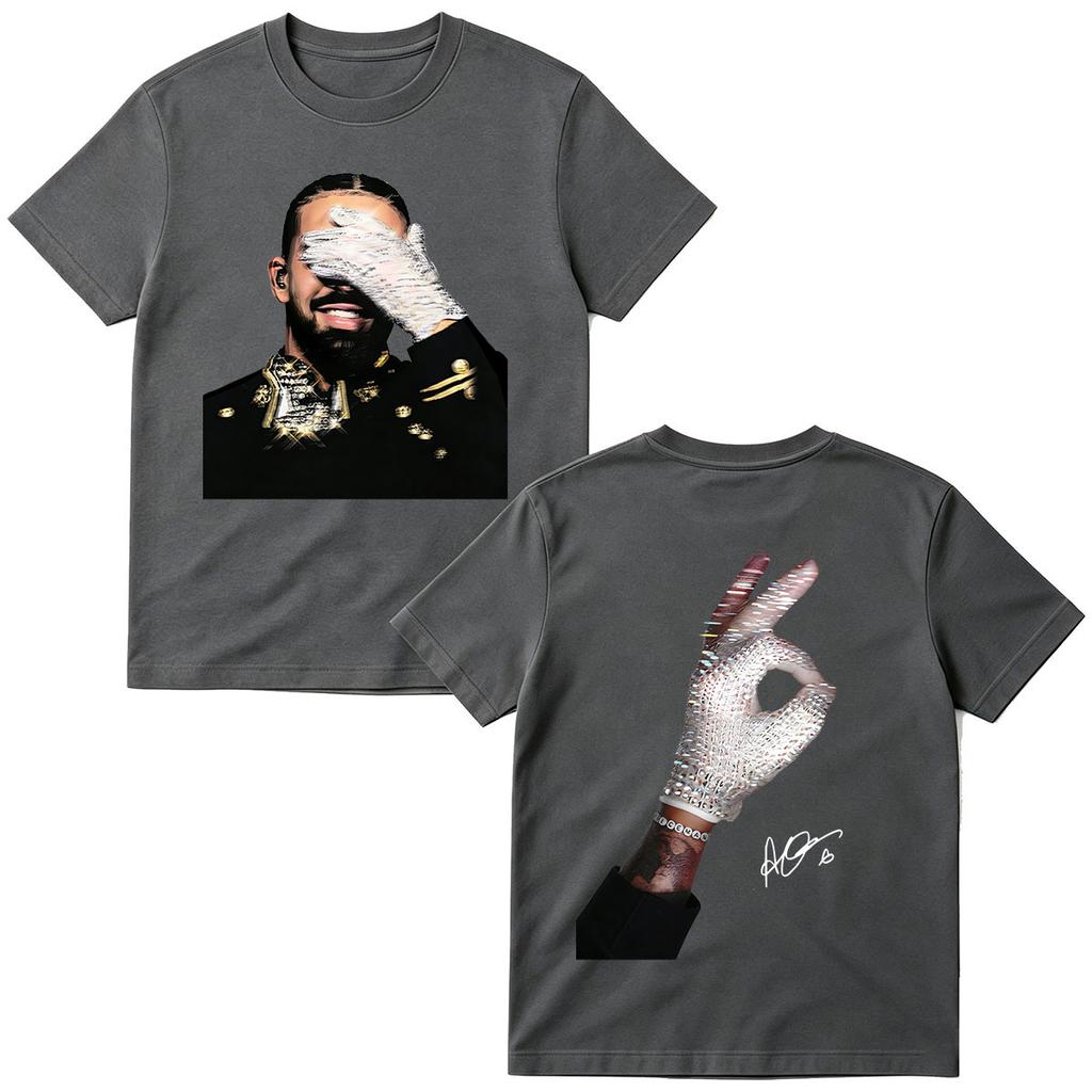 2026 Hot Sale Rapper Drake Tour Album 2026 T Shirt Men's Women Clothing Fashion High Quality Cotton Oversized Short Sleeve T-shirts Streetwear