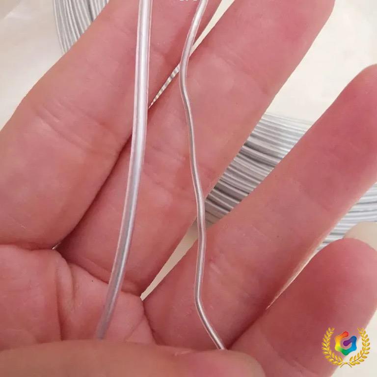 Flexible Aluminum Wire Crochet Hat Brim with Rubber-Coated Soft Iron