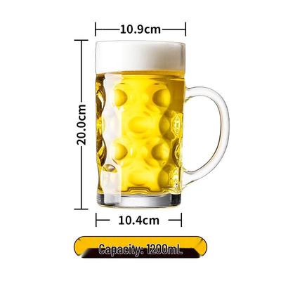 Shangqi Thickened Dotted Glass Beer Mug