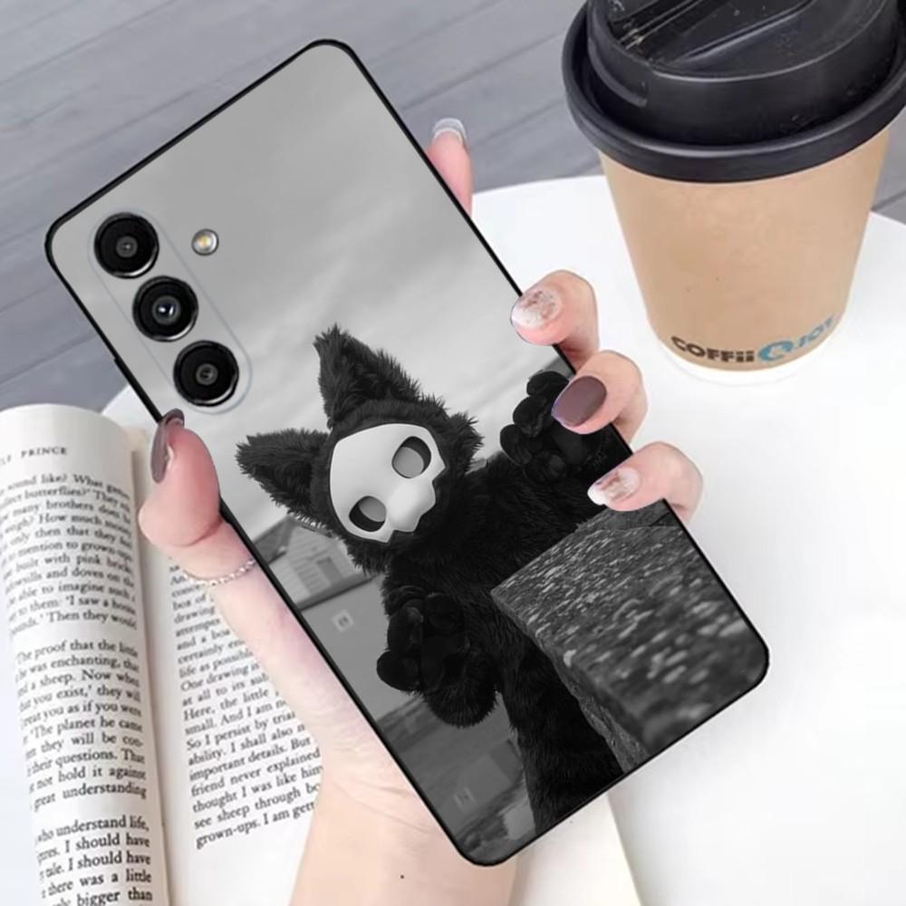 

Puro Changed Furry Game Phone Case For Samsung S 25,24,21,22,23,30,20,Ultra,Plus,Fe,Lite,Note,10,9,5G Black Soft Samsung S21fe