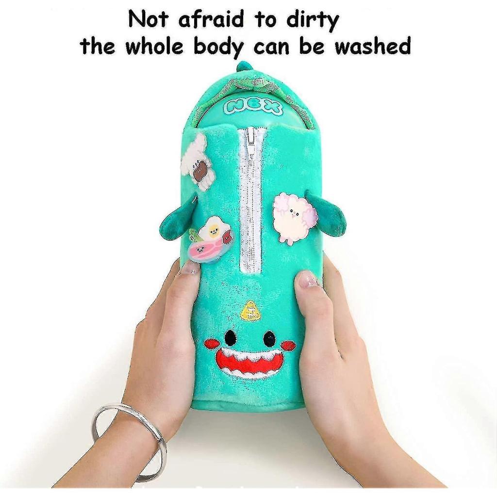 Cute Plush Pencil Case, Kawaii Creative Cartoon Pencil Box For Kids Boys Girls Teen Pencil Pouch Pencil Bag Pen Holders School Supplies Students Stati