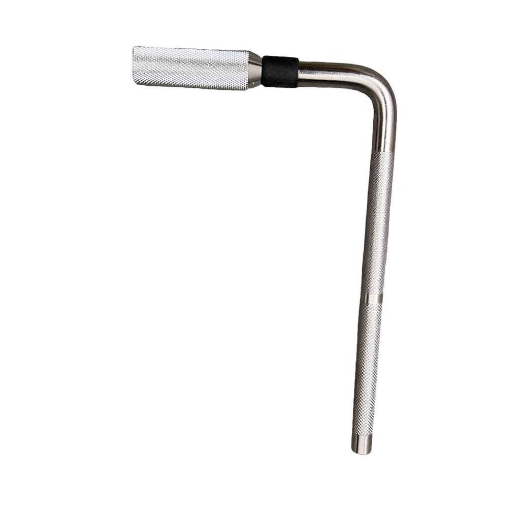 Single Ball Clamp Drum Rack Hardware with L-Shaped Hanging Bracket and Thickened Tom-Tom Stand Column.