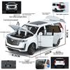 1:24 Escalade SUV Alloy Car Model Metal Die Cast Off-road Vehicle Model Simulation Sound and Light Children's Toys Boy Gift