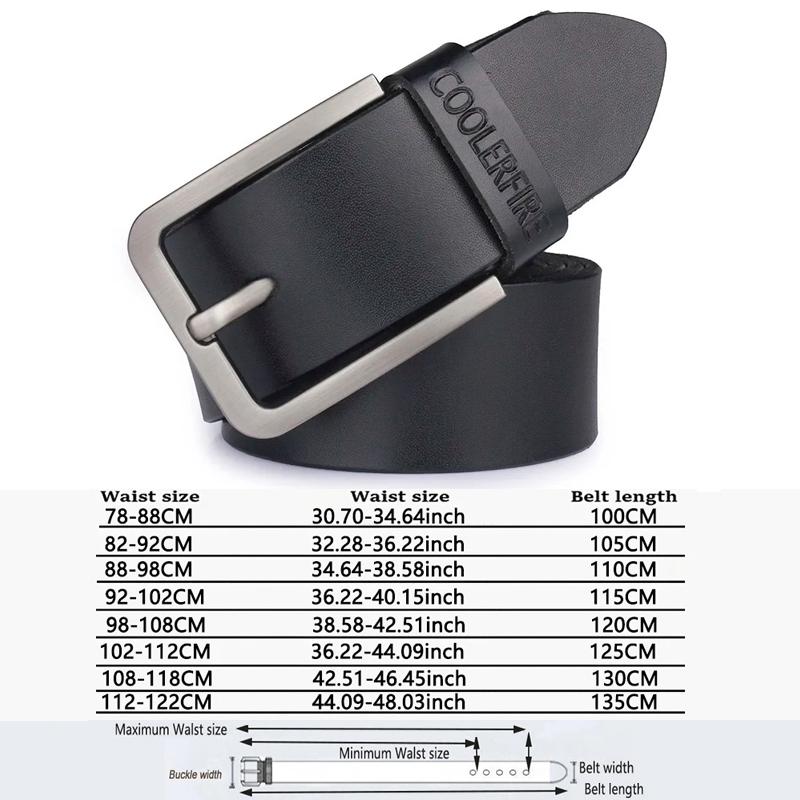 

Men s Belt Genuine Leather Luxury Designer Vintage Pin Buckle for Jeans Trouser Belts Men Luxury Strap Male Belts Waistband Belt 130cm
