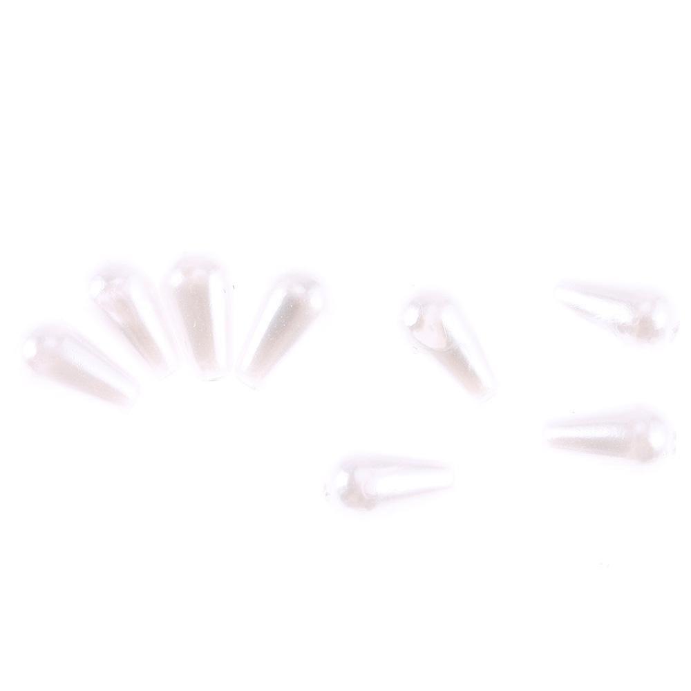 400pcs Teardrop Imitation Pearl 6x10mm Faux Pearl Fake Pearls Waterdrop Beads For DIY Bracelet