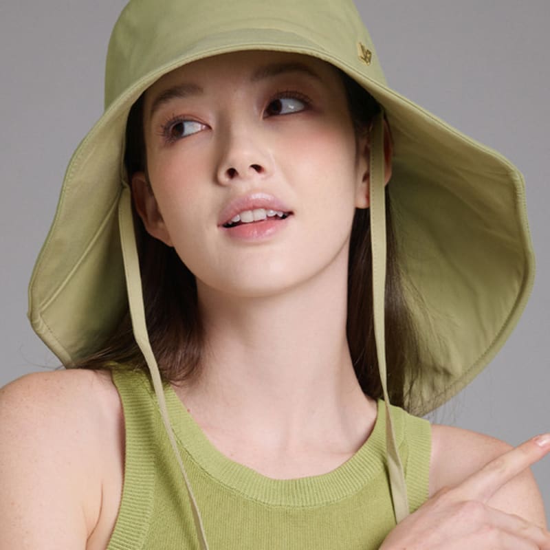 WHITE SANDS Powder Cotton Unbalanced Floppy Hat Christie (7 colors)