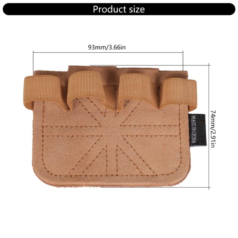 Nonslip Fingerless Weightlifting Glove Palms Protectors Four Finger Fitness Exercise Dumbbells Glove Workout Hand Grip