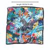90*90cm Square Silk Feeling Scarf Office Bandanna Muffler Waiter Flight Attendants Handkerchief  Female Shawl Wrap Headband