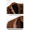 Tucano Men's Spring/Autumn Faux Leather Suit Collar Jacket