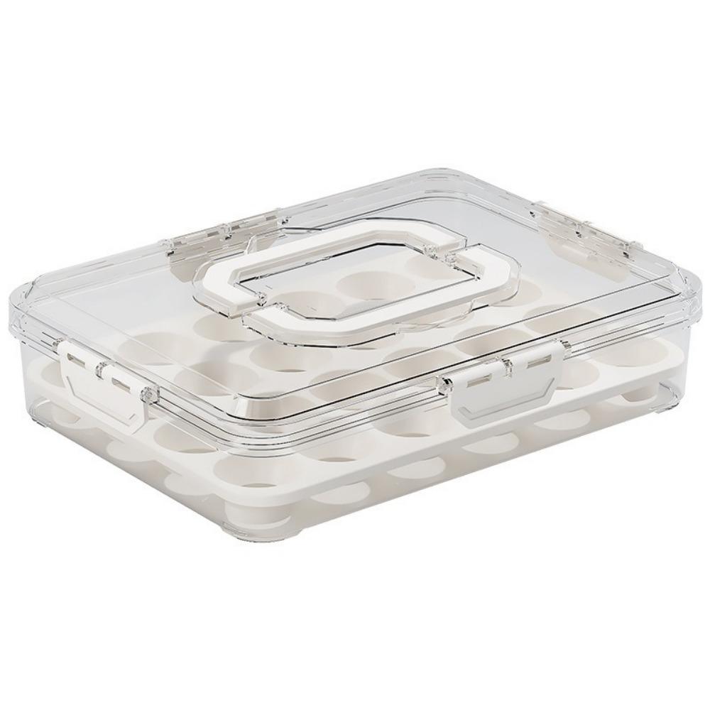 Multi Purpose Fresh-keeping Box Transparent Egg Box New Seasoning Box  Fruit Vegetable Storage