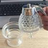 No Drip Honey Pot with stand Press Type Honey Storage Tank Acrylic Honey Dispenser  Home