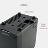 ElectroCookie Mini PC Case for Raspberry Pi 5 NVMe SSD PCIe HAT Active RGB Lighting Cooler Case HAT M.2 & (Black + M.2 [ECR5 SSDS])