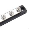 Power Distribution Block Bus Bar with Cover - Rating Marine, Automotive (Black)