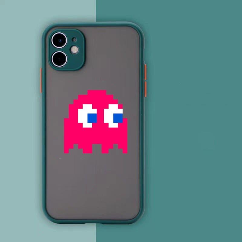 Roztomilý herní obal na telefon Pac-Man pro iPhone 13 12 11 Mini Pro Max XS X Max XR 8 7 Plus SE 2022 Obal na telefon v barvě kůže