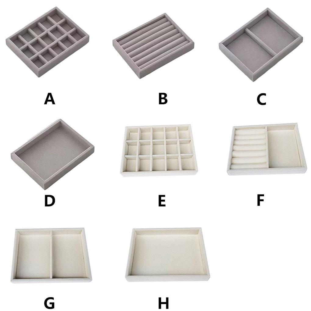 Schmuck Präsentationsablage Holz Mode Ohrringe Halskette Armband Anhänger Halter Wohnheim Schlafzimmer Zimmer Aufbewahrungskoffer