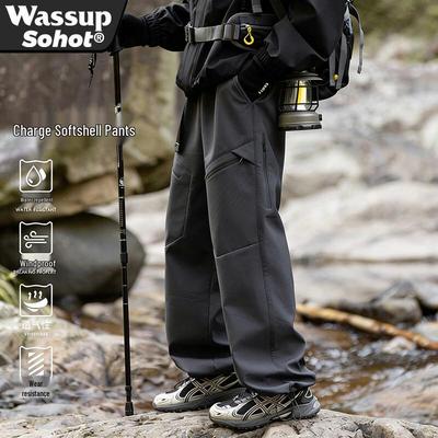 Wassup Sohot Men's Softshell Hiking Pants