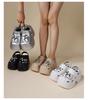 Fashion “Glamorous Silver Thick - Sole with Ornaments - Trendy Summer Footwear for Fashion - Forward Individuals”