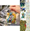 Colorful Acrylic Alphabet Letters Car Hanging Ornament For Christmas Home Decoration