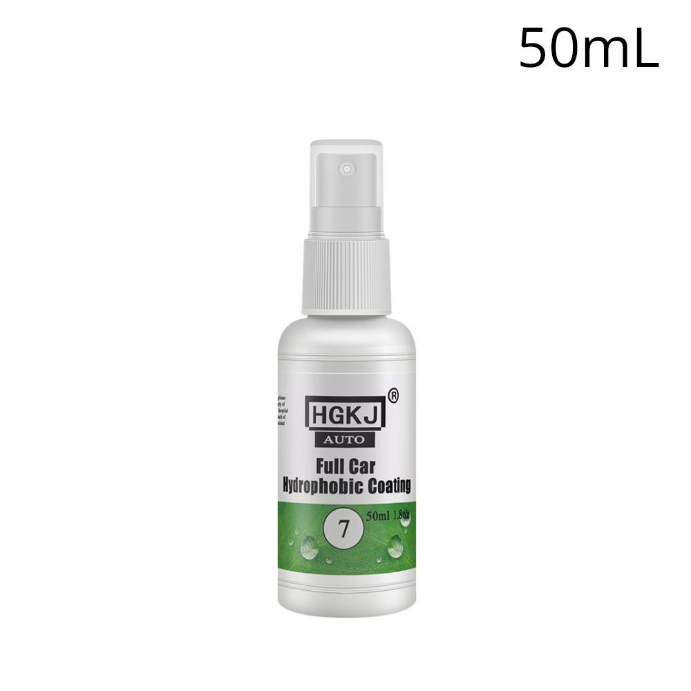 HVIERO-7 20ml-100ml Water Car Cleaning Paint Cleaner Polishes Hydrophobic Rain Spray Auto Windshield Glass Repellent Nano Coating