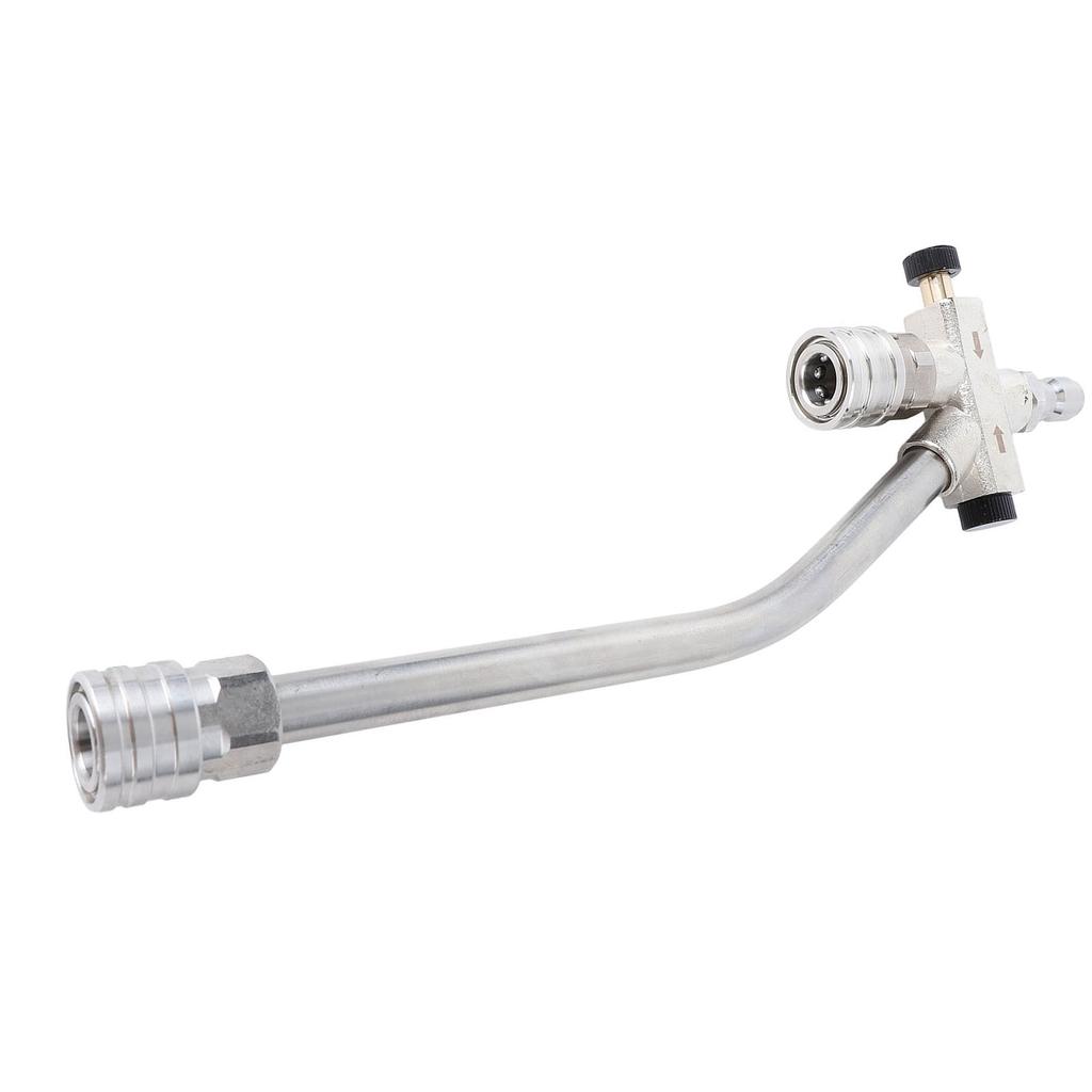 Lance Extensie Curățător cu Presiune Instrument Conector Dual 1/4in Conectare Rapidă Comutator Atașament Vârf Dublu