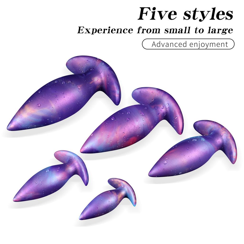 New Colorful Wearable Dildo With Bullet Shaped Anal Plug