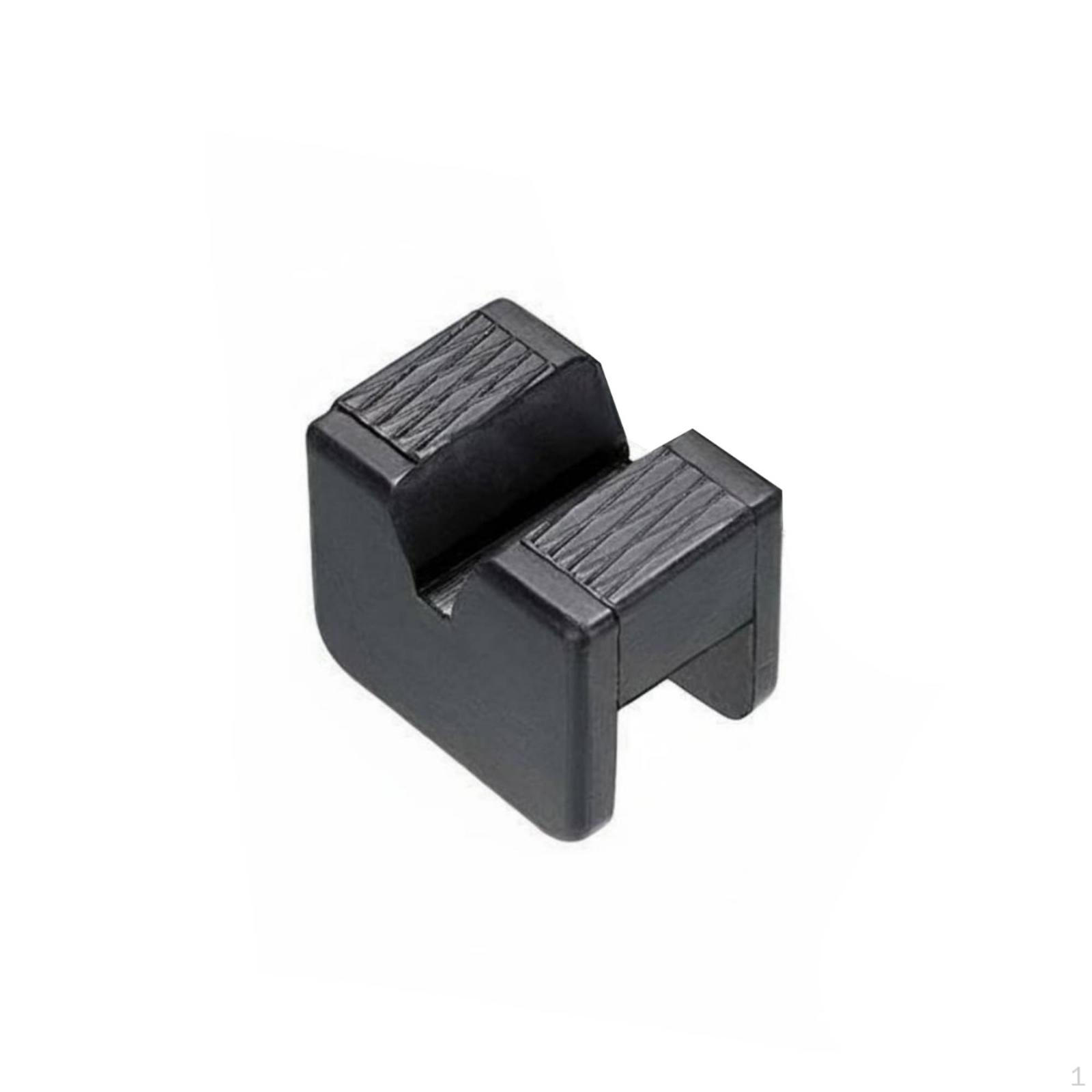 2 Pieces Slotted Lifting Pad Shock Absorbing Jack Lift Rubber AntiSlip Auto Tool for Garage,