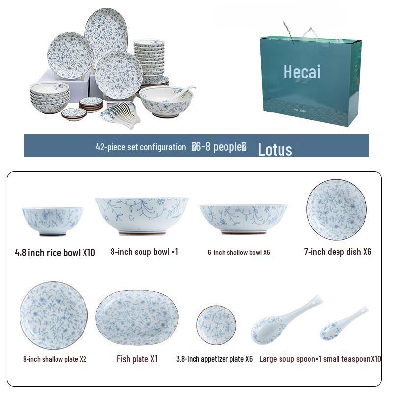 Underglaze Ceramic Dinnerware Set