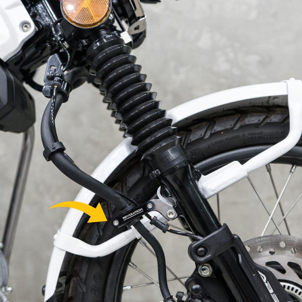 REVOLUTION Brake Hose Holder / Brake Hose Holder Honda CT125 DAX125 ADV PCX MSX (Red)