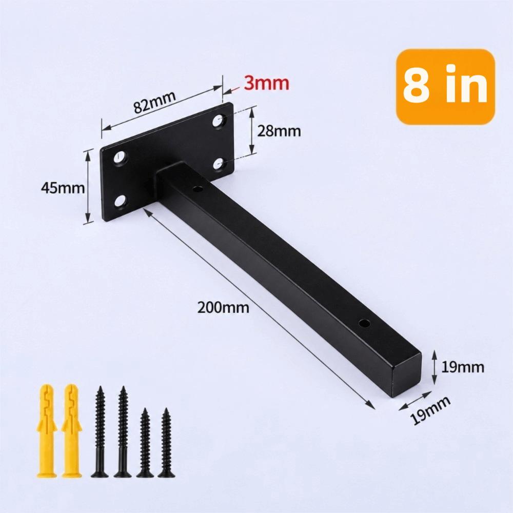 L Shape Floating Shelf Bracket Heavy Duty DIY Shelf Board Hanging Wall Bracket Home Storage