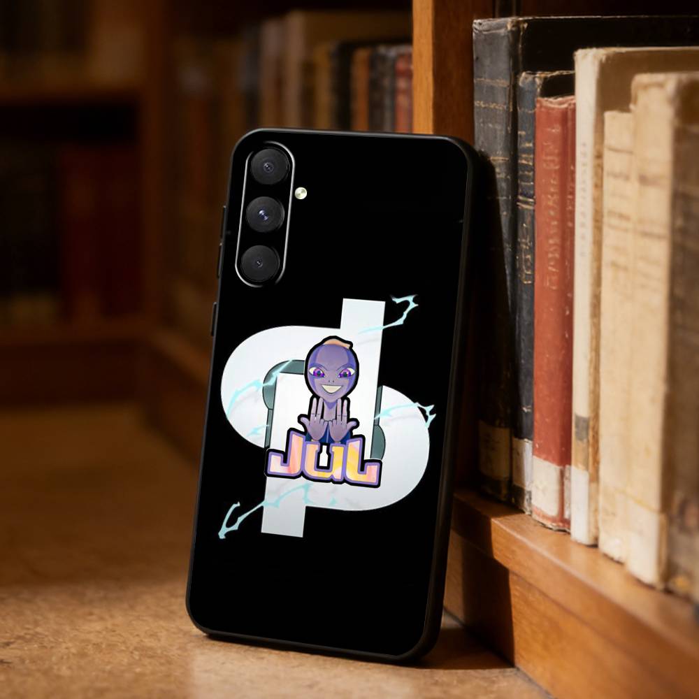 H-Hots Juls Rapper Logo Phone Case For Samsung S26,S25,S24,S23,S22,S21,Plus,Fe,Lite,Others Black Cover