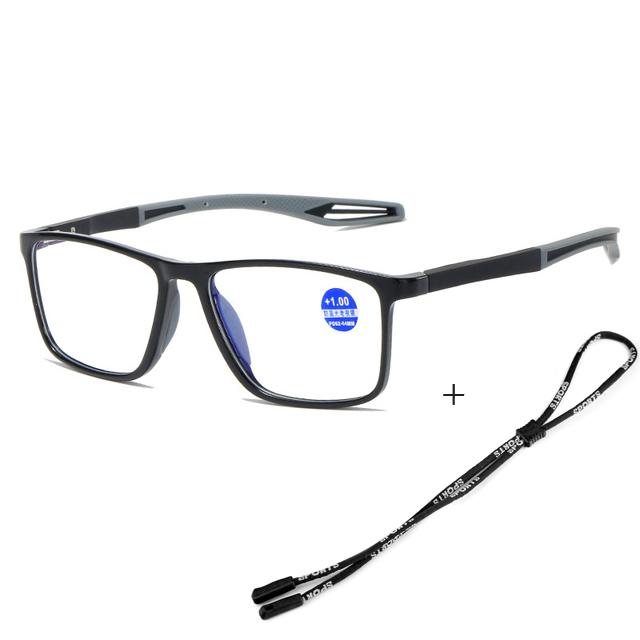 Flexible  Sports Presbyopia Glasses Luxury Elastic Men Women Far Sight Eyewear Vintage Finished Reading Eyeglasses Diopter