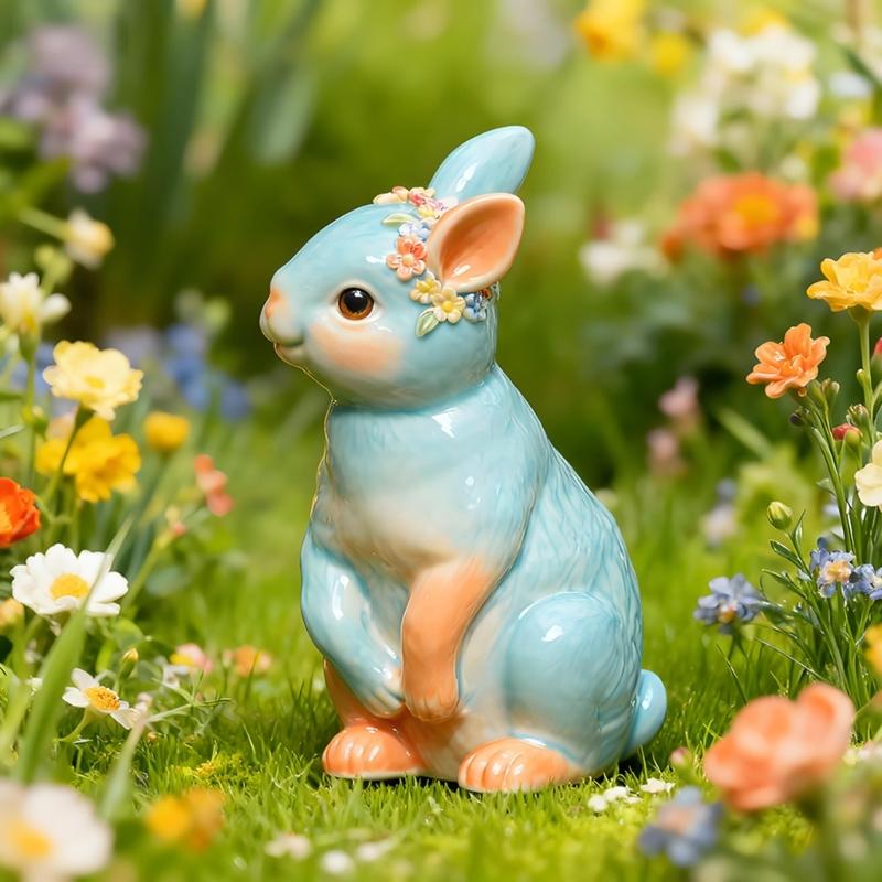 Practical Craft Mold Rabbit Shape Handmade Supplies Ornament Moulds Silicone Texture for Clay Wax and Resin Crafting