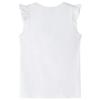 Children's T-shirt with Ecru Ruffle Sleeves 92/104/116/128/140