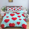 3D Bedding Set Luxury Duvet Cover Pillowcase Love Pattern TwinQueenKing Size Bed Room For Boys Bedding