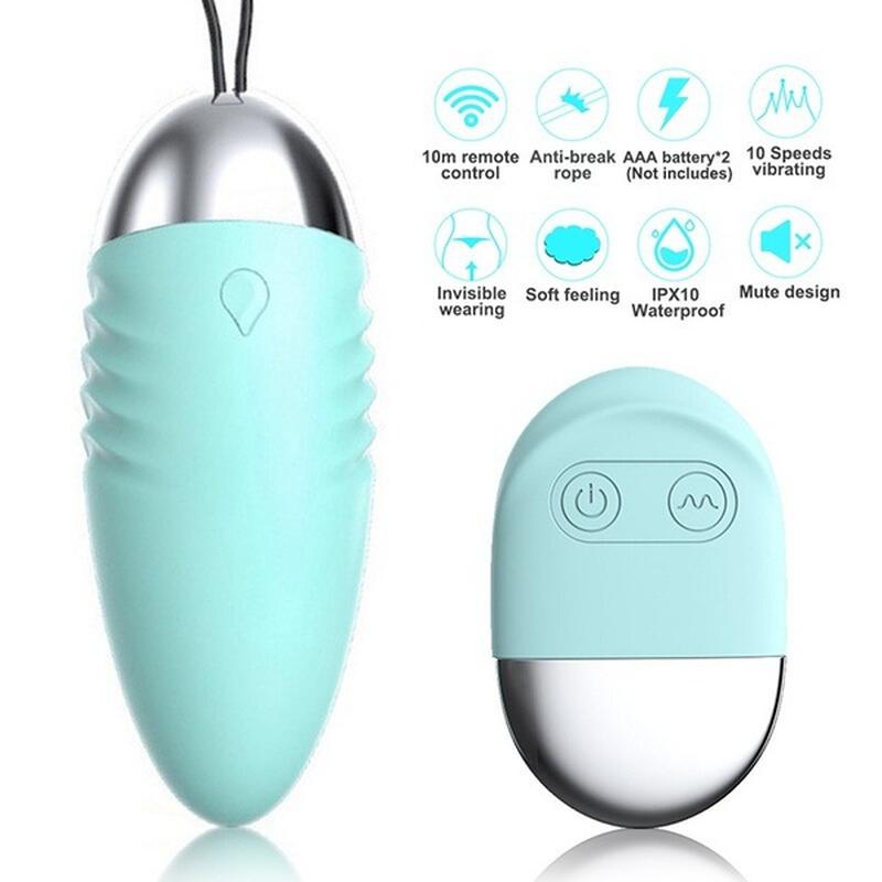 10 Speeds Vibrator Sex Toys for Woman With Wireless Remote Control Waterproof Silent Egg Vibrating Adult Products For Woman