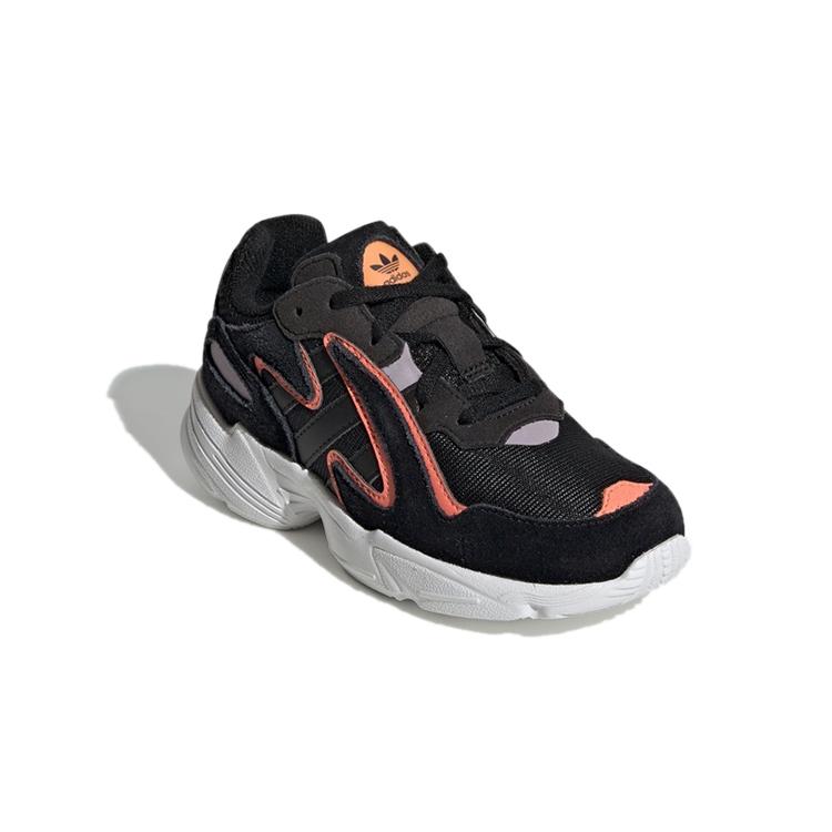Adidas Originals Yung 96 Breathable Kids Lifestyle Shoes Black Children Aged 3 7 Years Old EE7556