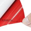 High Gloss Red Vinyl Wrap Film Car Wrapping Roll Sheet Decal Vehicle Motorcycle DIY Adhesive Decoration Accessories Bubble Free