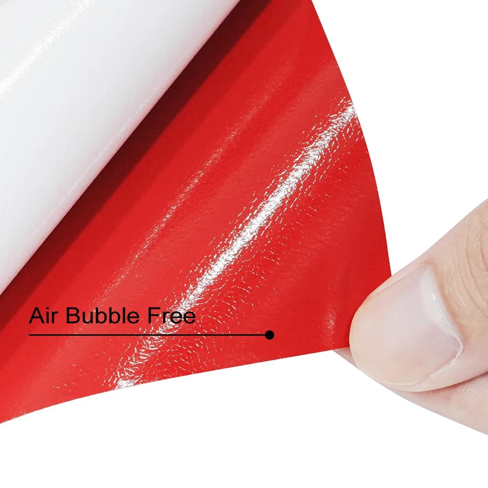 Bright Glossy Red Car Wrap Stickers Color Change Vinyl Film Auto Wrapping Film Bubble Free Sticker Vinyl Decals Car Accessories