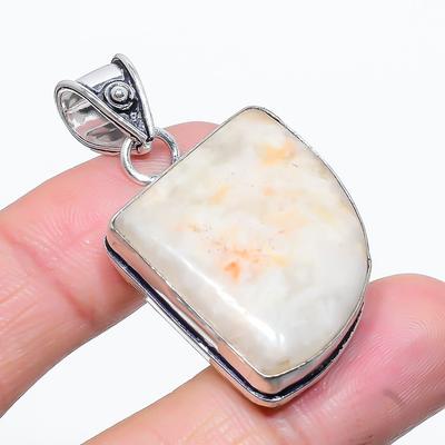 Natürlicher Kobra-Jaspis Edelstein Handgefertigt 925 Sterlingsilber Anhänger 1,77" P5G43