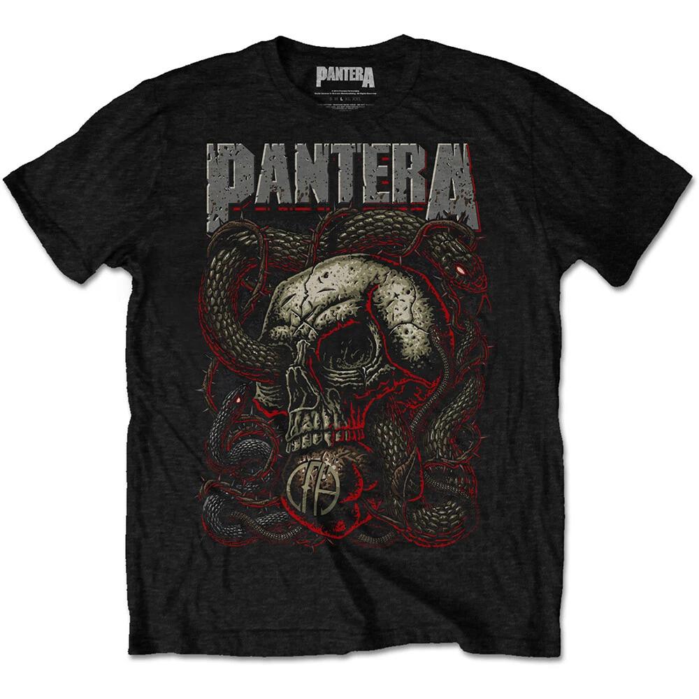 Pantera - Serpent Skull - Black T-shirt XXXL
