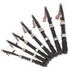 Ultra Short Mini Ice Fishing Rod Telescopic 1M-2.3M Telescopic Pocket Travel Pole for Lure Fish in Saltwater Freshwater Winter 260319