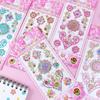 Heart-Shaped Crystal Stickers for Kids' Costume Party & Christmas Decorations - DIY 3D Diamond Stickers