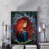 Disney Diamond Painting 5D Brave Princess Merida Cartoon Movie Cross Stitch Embroidery Handmade Gift Home Decor