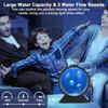 Jellyfish Lamp,USB Inserted Jelly Fish Light Lamp,Jellyfish Tank Aquarium Night Mood Light with Adjustable Flow Rate and Timing for Home Office Living