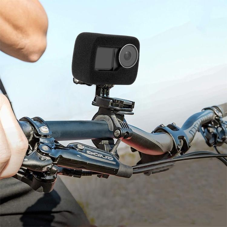 For DJI Osmo Action 4 / 3 PULUZ High Density Foam Windshield (Black)